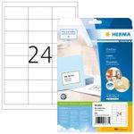 HERMA Premium - Etichette autoadesive permanenti in carta laminata opaca - bianco - 66 x 338 mm 240 etichetta(e) (10 fog