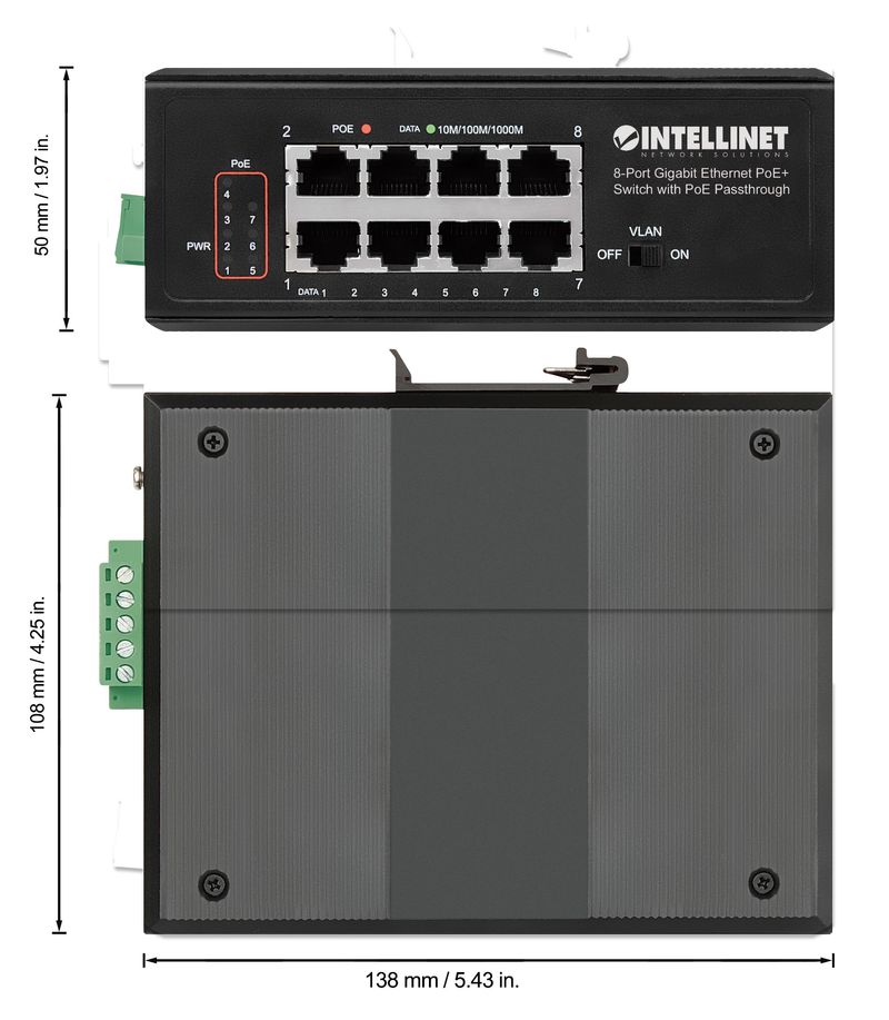 Intellinet-561624-switch-di-rete-Gigabit-Ethernet--10-100-1000--Supporto-Power-over-Ethernet--PoE--Nero