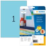 HERMA Special - Permanent self-adhesive matte paper labels - Blau - A4 (210 x 297 mm) - 20 Etikett(en) (20 Bogen x 1) (4