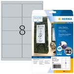 HERMA Special - Permanent self-adhesive glossy polyester film labels - Silber - 99,1 x 67,7 mm