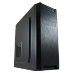 Lc-Power Case MidiTower ATX 7040B nero USB3.2/Audio senza alimentatore e ventola