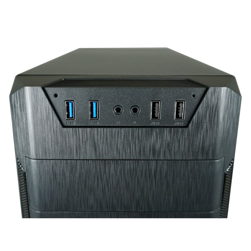 Case-MidiTower-ATX-7040B-nero-USB3.2-Audio-senza-alimentatore-e-ventola