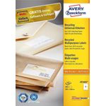 Avery Zweckform - A6 (105 x 148 mm) 400 Etikett(en) (100 Bogen x 4) recycelte Etiketten