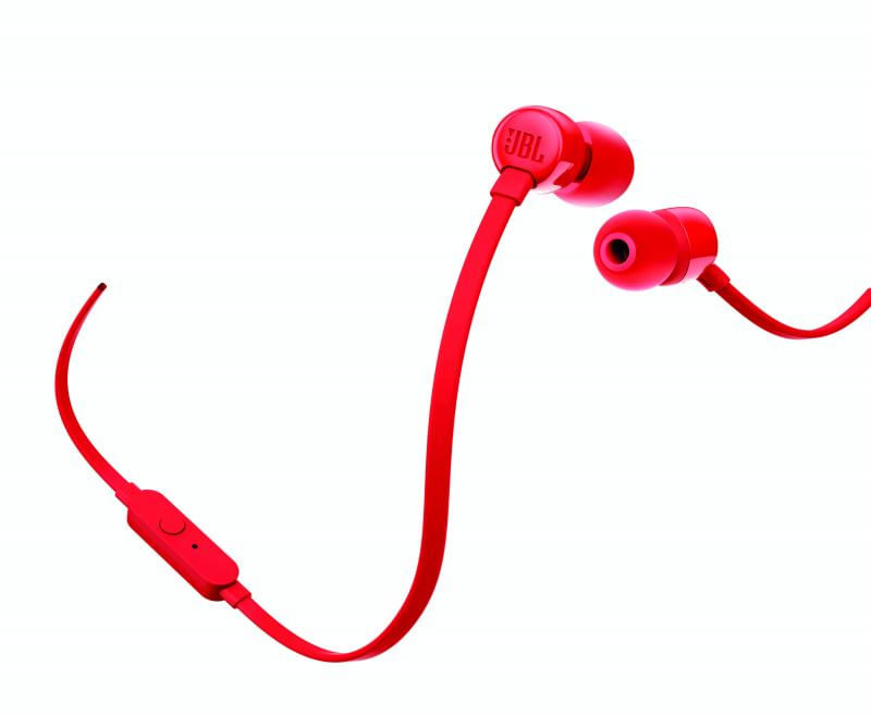 JBL-T110-Auricolare-Cablato-In-ear-Musica-e-Chiamate-Rosso