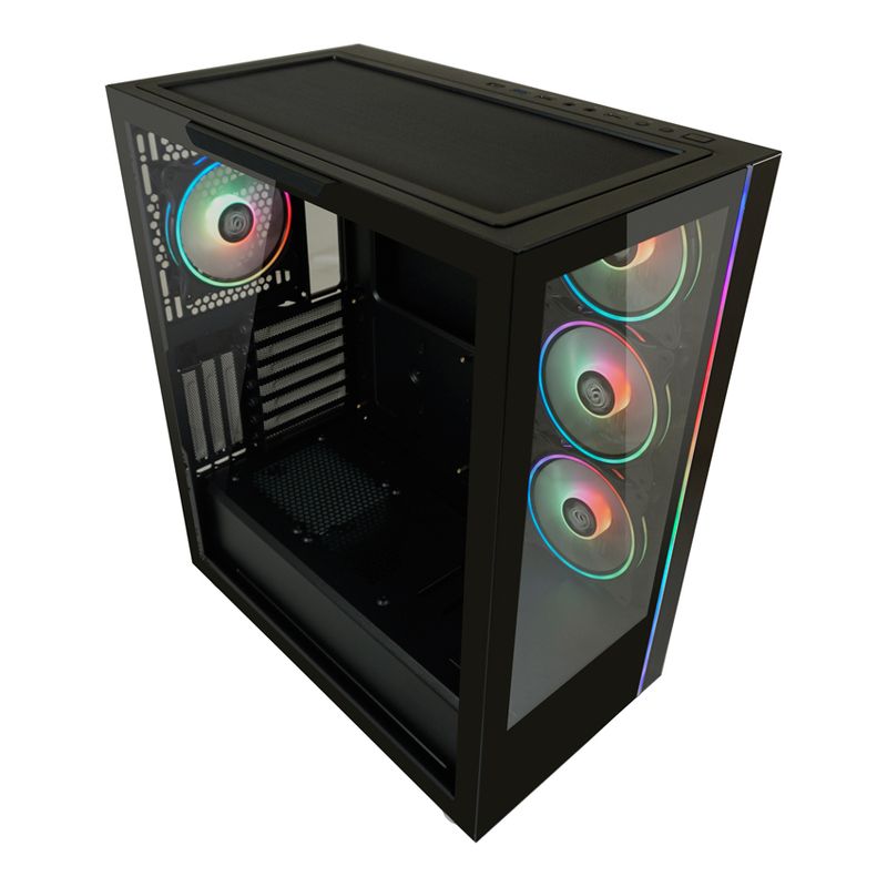 Case-MidiTower-ATX-808B-nero-USB3.2-Audio-senza-alimentatore-SkyllaX