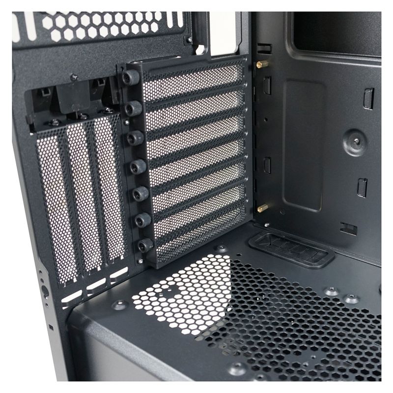 Case-MidiTower-ATX-808B-nero-USB3.2-Audio-senza-alimentatore-SkyllaX