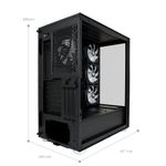 Case-MidiTower-ATX-808B-nero-USB3.2-Audio-senza-alimentatore-SkyllaX