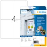 HERMA Special - Etichette autoadesive opache rimovibili resistenti alle intemperie - bianco - 105 x 148 mm 80 etichetta(