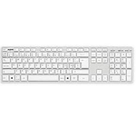 Matting 508103 tastiera USB QWERTY Nordic Argento, Bianco