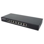 Intellinet IPS-08G-85W - Switch - non gestito - 8 x 10/100/1000 (PoE) - Desktop - Passthrough PoE / PoE (85 W)