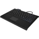 KeySonic KSK-3210ELU (DE) tastiera Casa USB QWERTZ Tedesco Nero