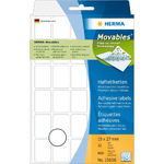 HERMA Movables - Etichette autoadesive - bianco - 19 x 27 mm 960 pezzi. (32 fogli x 30) (10608)