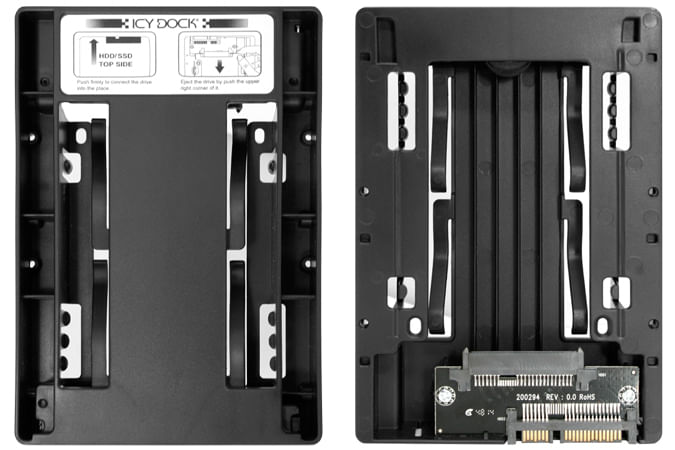 Convertitore-ICY-DOCK-SATA-2.5-3.5--ICY-DOCK-MB882SP-1S-3BNERO