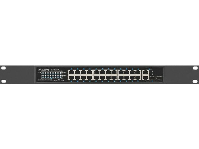 Lanberg-Switch-24X-100MB-DSP--2X-Combo-Rack-19--360W-V2--RSFE-24P-2C-360-