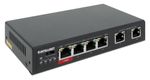 Intellinet---Switch---3-x-10-100--PoE---1-x-10-100--Hi-PoE---2-x-10-100--Uplink----Desktop---High-PoE---PoE--65-W-