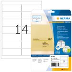 HERMA Special - Etichette per indirizzi autoadesive (opache) - trasparente - 635 x 381 mm 525 etichetta(e) (25 fogli x 2