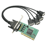 Moxa POS-104UL-DB9M scheda di interfaccia e adattatore Interno Seriale (PCI KORT 4 PORT RS-232 5/12 - POS-104UL-DB9 PCI/