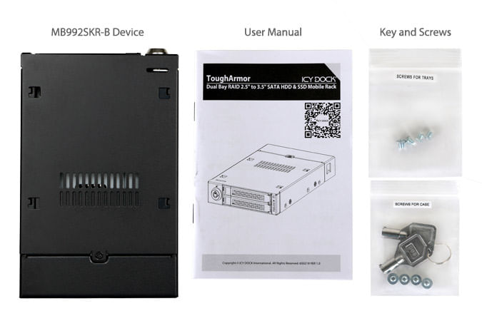 IcyDock-ToughArmor-RAID---Rack-amovibile-con-serratura-2-alloggiamenti-per-HDD-SSD-SATA-25-----con-cassetti