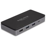 Delock-Docking-Station-USB-Tipo-C-4K---Doppio-HDMI-MST---USB---Gibabit-LAN---PD-3.0-85-W