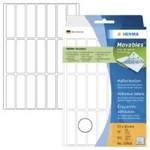 HERMA Movables - Etichette di carta autoadesive opache - bianco - 13 x 50 mm 672 etichetta(e) (32 fogli x 21) (10606)