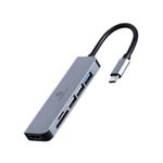 Cablexpert Gembird A-CM-COMBO6-02 replicatore di porte e docking station per laptop Cablato USB 3.2 Gen 1 (3.1 Gen 1