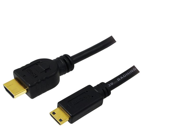 Cavo-mHDMI-HDMI-S-S-20-m-LogiLink-mini-HDMI-ad-alta-velocit--con-Ethernet