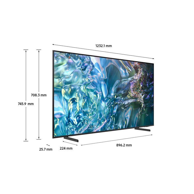 Samsung-QE55Q60DAUXZT-Smart-TV-55-Pollici-Display-QLED-4K-ultra-HD-Sistema-Operativo-Tizen-Classe-E-colore-Nero