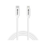 Sandberg USB-C PD to Lightning MFI 1M Bianco