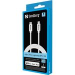 Sandberg-USB-C-PD-to-Lightning-MFI-1M-Bianco