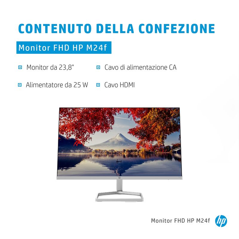 HP-M24f-Monitor-PC-605-cm--23.8---1920-x-1080-Pixel-Full-HD-Nero-Argento