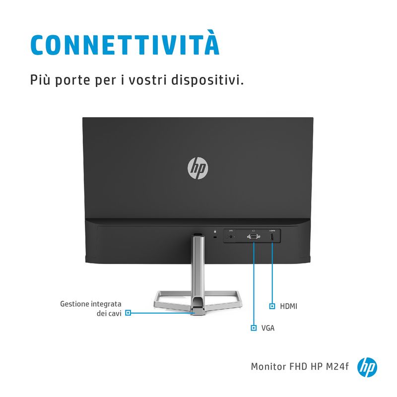 HP-M24f-Monitor-PC-605-cm--23.8---1920-x-1080-Pixel-Full-HD-Nero-Argento