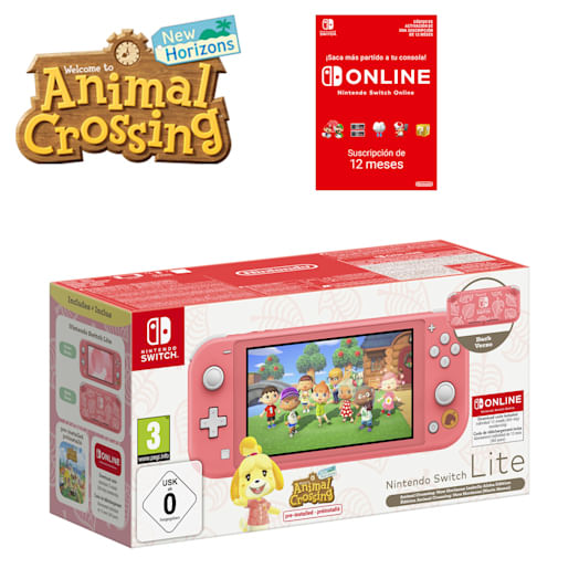 Nintendo-Switch-Lite-Animal-Crossing-New-Horizons-Isabelle-Aloha-Edition-console-da-gioco-portatile-14-cm--5.5---32-GB-T