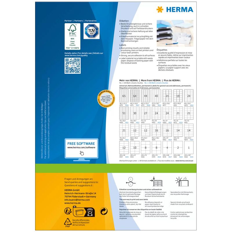 HERMA-SuperPrint---Selbstklebende-Etiketten---weiß---635-x-72-mm---1200-Stck.--4266-