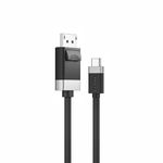 ALOGIC FUSCDP1M cavo e adattatore video 1 m USB tipo-C DisplayPort Nero