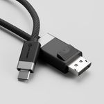 ALOGIC-FUSCDP1M-cavo-e-adattatore-video-1-m-USB-tipo-C-DisplayPort-Nero