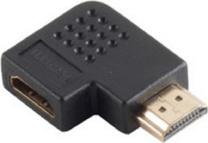 S-CONN-maximum-connectivity-Adapter-HDMI-Stecker-auf-HDMI-Kupplung-Winkelausfuhrung-90°-Version-vergoldete-Kontakte-