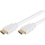 Goobay Cavo HDMI-HDMI S/S Cavo HDMI bianco ad alta velocit  da 30 m con Ethernet