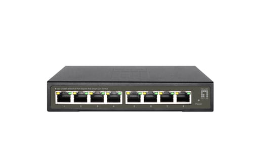 LevelOne-GES-2108P-switch-di-rete-Gestito-L2-Gigabit-Ethernet--10-100-1000--Supporto-Power-over-Ethernet--PoE--Nero