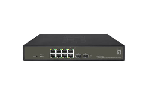 LevelOne-GES-2110P-switch-di-rete-Gestito-L2-Gigabit-Ethernet--10-100-1000--Supporto-Power-over-Ethernet--PoE--Nero