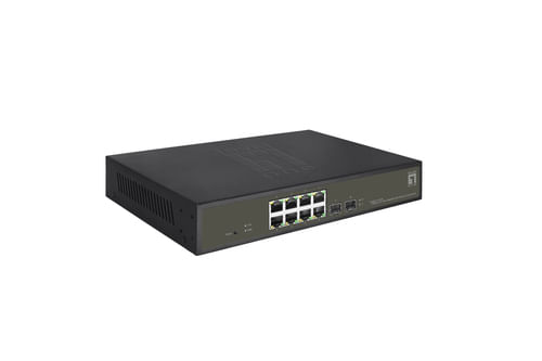 LevelOne-GES-2110P-switch-di-rete-Gestito-L2-Gigabit-Ethernet--10-100-1000--Supporto-Power-over-Ethernet--PoE--Nero