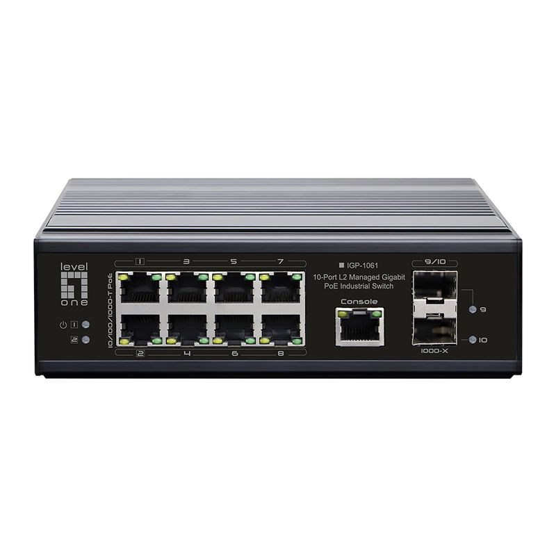 LevelOne-IGP-1061-switch-di-rete-Gestito-L2-Gigabit-Ethernet--10-100-1000--Supporto-Power-over-Ethernet--PoE--Nero