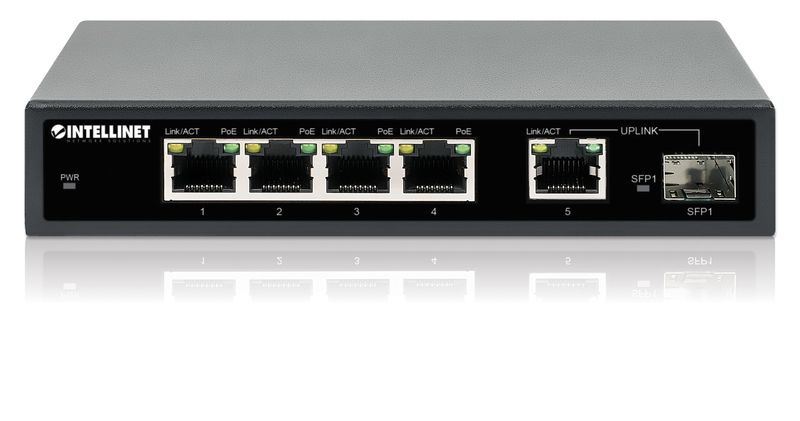 Intellinet-561822-switch-di-rete-Gigabit-Ethernet--10-100-1000--Supporto-Power-over-Ethernet--PoE--Nero