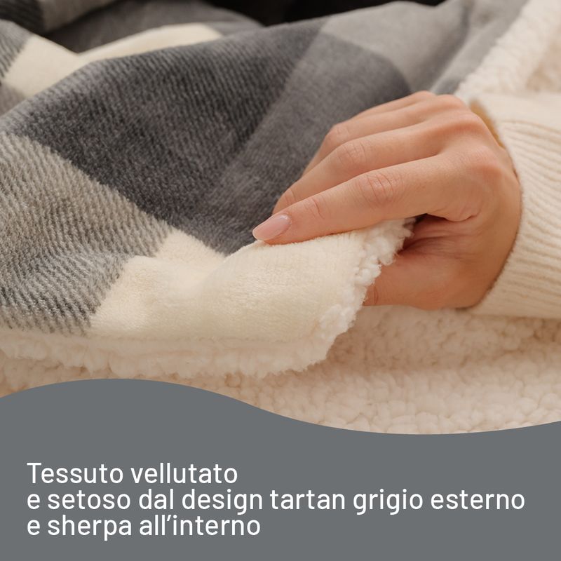 Imetec-CaldoPlaid-Tartan-Grey-Plaid-Riscaldabile-Morbida-Coperta-Elettrica-160x120-cm-Basso-Consumo-Tecnologia-Adapto-Dispositivo-di-Sicurezza-Rapido-Riscaldamento-6-Temperature-Lavabile