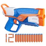 Hasbro Nerf N Series N-Series, Agility, blaster con 12 dardi N1, tamburo da 6 dardi