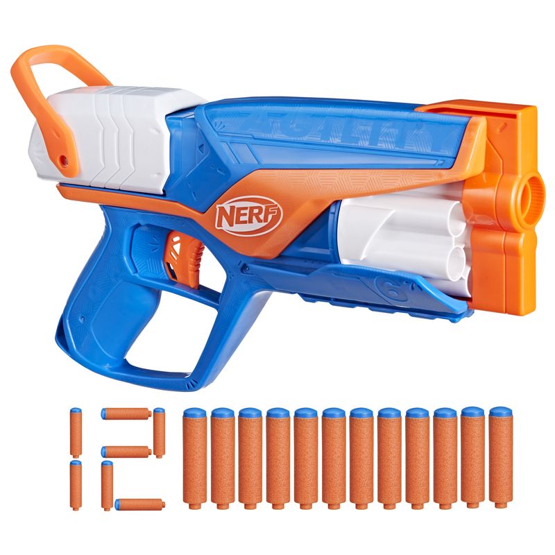 Nerf-N-Series-N-Series-Agility-blaster-con-12-dardi-N1-tamburo-da-6-dardi-giocattoli-per-bambini-e-bambine-dagli-8-anni-in-su