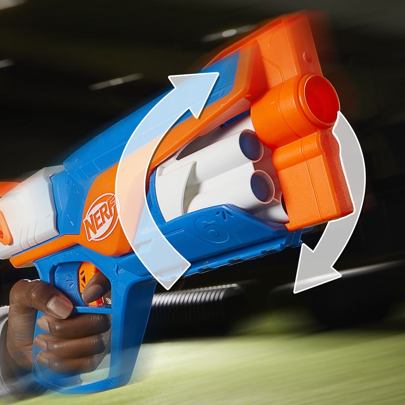 Nerf-N-Series-N-Series-Agility-blaster-con-12-dardi-N1-tamburo-da-6-dardi-giocattoli-per-bambini-e-bambine-dagli-8-anni-in-su