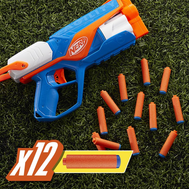 Nerf-N-Series-N-Series-Agility-blaster-con-12-dardi-N1-tamburo-da-6-dardi-giocattoli-per-bambini-e-bambine-dagli-8-anni-in-su