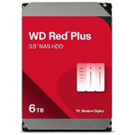 Wd Western Digital Red Plus WD60EFPX disco rigido interno 6 TB 5400 Giri/min 256 MB 3.5" Serial ATA III