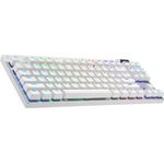 Logitech G PRO X TKL tastiera Gaming RF senza fili + Bluetooth QWERTY US International Bianco