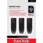 Sandisk Western Digital Ultrastar SanDisk Ultra unità flash USB 64 GB USB tipo A 3.2 Gen 1 (3.1 Gen 1) Nero